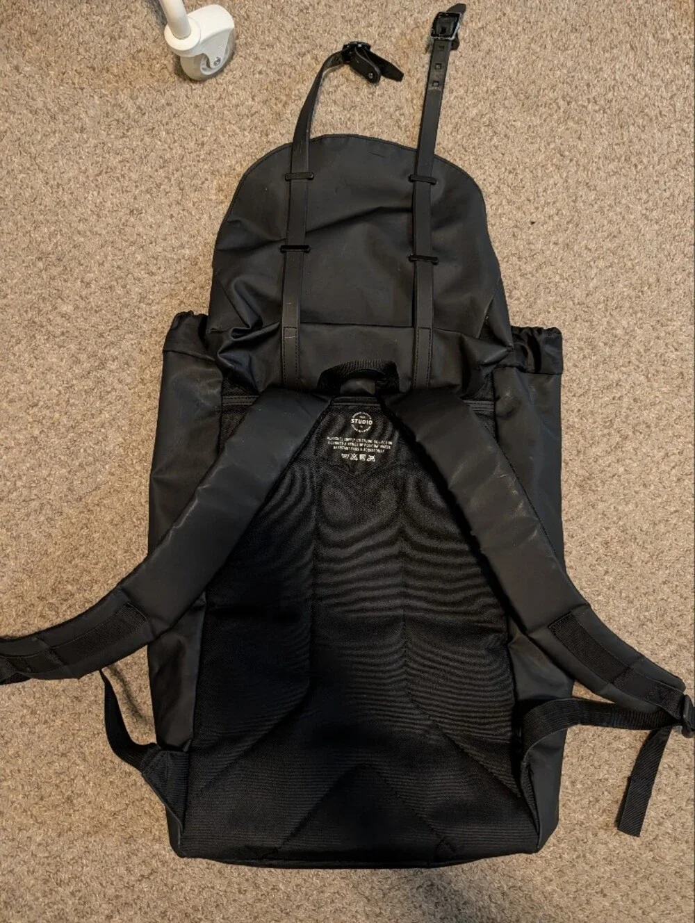 Herschel Supply Company Black Sling Bag with Red Accent Pull